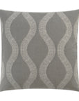 D.V. Kap Outdoor Overlock Pillow - Stone
