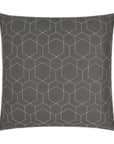 D.V. Kap Outdoor Hex Quilt Pillow - Grey