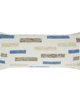 D.V. Kap Outdoor Blockweave Lumbar Pillow - Blue