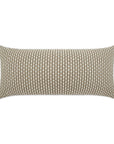 D.V. Kap Outdoor Dot Dash Lumbar Pillow - Taupe