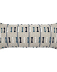 D.V. Kap Outdoor Tassel Stripe Lumbar Pillow - Blue