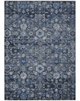 Addison Rugs Ocean Ripples Blue Washable Indoor-Outdoor Rug