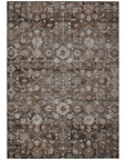 Addison Rugs Ocean Ripples Brown Washable Indoor-Outdoor Rug