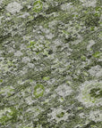 Addison Rugs Ocean Ripples Green Washable Indoor-Outdoor Rug