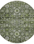 Addison Rugs Ocean Ripples Green Washable Indoor-Outdoor Rug