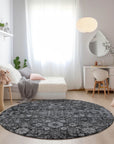 Addison Rugs Ocean Ripples Grey Washable Indoor-Outdoor Rug