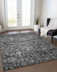 Addison Rugs Ocean Ripples Grey Washable Indoor-Outdoor Rug