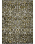 Addison Rugs Ocean Ripples Mocha Washable Indoor-Outdoor Rug