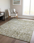 Addison Rugs Ocean Ripples Taupe Washable Indoor-Outdoor Rug