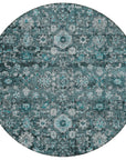 Addison Rugs Ocean Ripples Teal Washable Indoor-Outdoor Rug