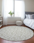 Addison Rugs Offset Stripes Beige Washable Indoor-Outdoor Rug