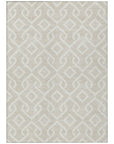 Addison Rugs Offset Stripes Beige Washable Indoor-Outdoor Rug