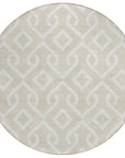Addison Rugs Offset Stripes Beige Washable Indoor-Outdoor Rug