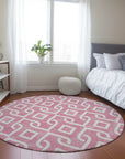 Addison Rugs Offset Stripes Blush Washable Indoor-Outdoor Rug