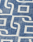 Addison Rugs Offset Stripes Navy Washable Indoor-Outdoor Rug