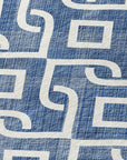 Addison Rugs Offset Stripes Navy Washable Indoor-Outdoor Rug