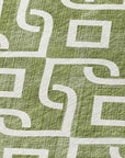 Addison Rugs Offset Stripes Olive Washable Indoor-Outdoor Rug