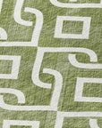 Addison Rugs Offset Stripes Olive Washable Indoor-Outdoor Rug