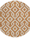 Addison Rugs Offset Stripes Paprika Washable Indoor-Outdoor Rug