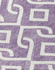 Addison Rugs Offset Stripes Purple Washable Indoor-Outdoor Rug