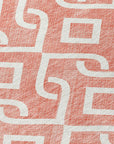 Addison Rugs Offset Stripes Salmon Washable Indoor-Outdoor Rug