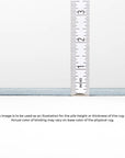 Addison Rugs Offset Stripes Sky Washable Indoor-Outdoor Rug