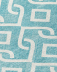 Addison Rugs Offset Stripes Teal Washable Indoor-Outdoor Rug