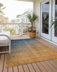 Addison Rugs Ombre Blue Washable Indoor-Outdoor Rug