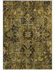 Addison Rugs Oriental Brown Washable Indoor-Outdoor Rug