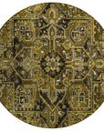 Addison Rugs Oriental Brown Washable Indoor-Outdoor Rug