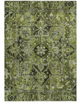 Addison Rugs Oriental Green Washable Indoor-Outdoor Rug