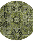 Addison Rugs Oriental Green Washable Indoor-Outdoor Rug