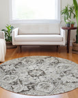 Addison Rugs Oriental Ivory Washable Indoor-Outdoor Rug