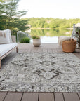 Addison Rugs Oriental Ivory Washable Indoor-Outdoor Rug