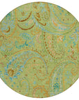 Addison Rugs Paisley Aloe Washable Indoor-Outdoor Rug