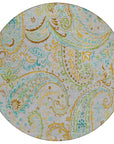 Addison Rugs Paisley Grey Washable Indoor-Outdoor Rug
