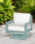 Palm Beach Poly Lumber Rocker Chair & Ottoman Set