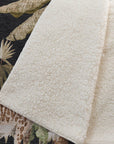 Addison Rugs Palms & Safari Animals 50" x 70" Throw Blanket