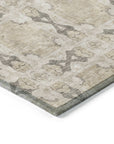 Addison Rugs Panel Brown Washable Indoor-Outdoor Rug