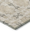 Addison Rugs Panel Brown Washable Indoor-Outdoor Rug
