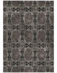 Addison Rugs Panel Grey Washable Indoor-Outdoor Rug