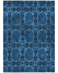 Addison Rugs Panel Navy Washable Indoor-Outdoor Rug