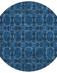 Addison Rugs Panel Navy Washable Indoor-Outdoor Rug