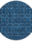 Addison Rugs Panel Navy Washable Indoor-Outdoor Rug