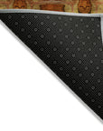 Addison Rugs Panel Orange Washable Indoor-Outdoor Rug