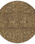 Addison Rugs Parallel Bands Brown Washable Indoor-Outdoor Rug