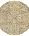 Addison Rugs Parallel Bands Gold Washable Indoor-Outdoor Rug
