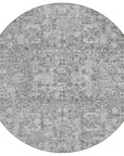 Addison Rugs Parallel Bands Grey Washable Indoor-Outdoor Rug