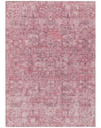 Addison Rugs Parallel Bands Pink Washable Indoor-Outdoor Rug