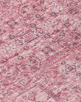 Addison Rugs Parallel Bands Pink Washable Indoor-Outdoor Rug